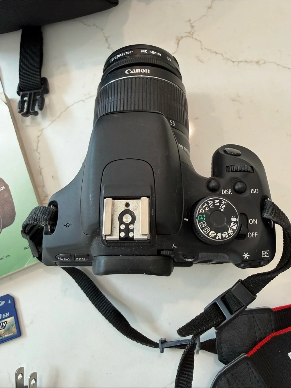 Canon EOS Rebel T3 / 600D DSLR Camera Kit - black